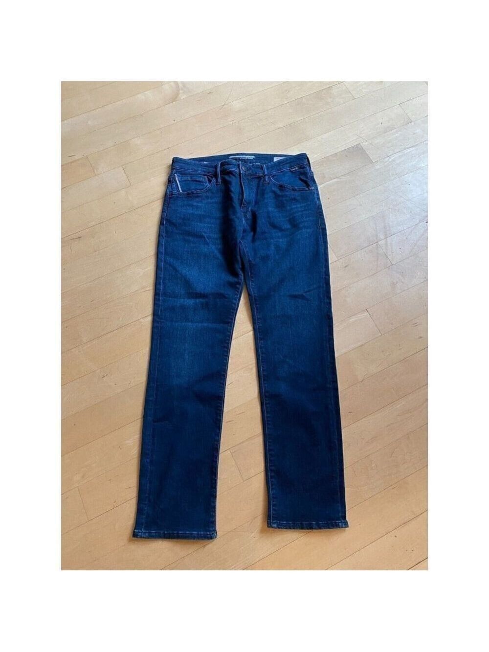 MAVI Jeans Men's Athletic Denim "Marcus" Ink Blue Slim Straight Leg - Picture 2 of 10